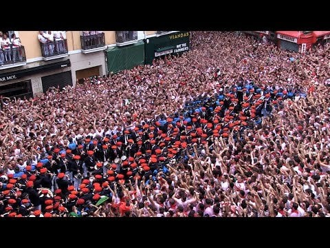 Sanferminas in Pamplona have started.  The Saint Fermin festival has started in Pamplona.