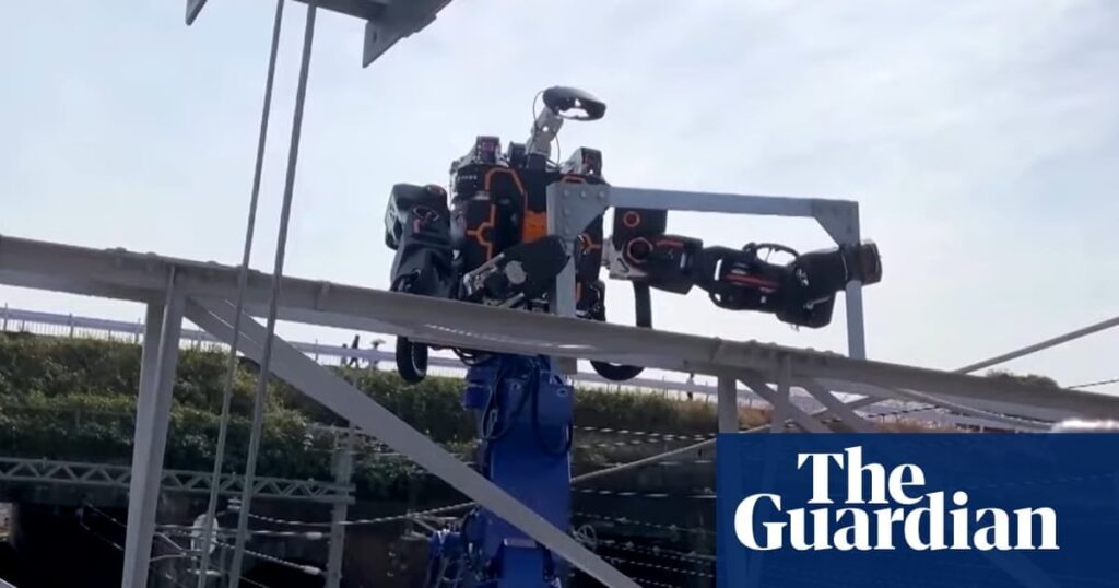 Japan introduces enormous humanoid robot to maintain train lines