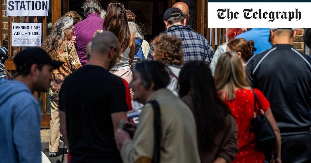 UK general election live: Tories claim turnout higher than expected