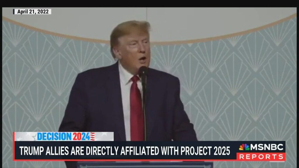 BREAKING: In a stunning leak, Donald Trump gave the keynote address at the Heritage Foundation where he announced the work the foundation did (Project 2025) would be crucial to his policy goals. Retweet so all Americans know Trump will enact Project 2025.