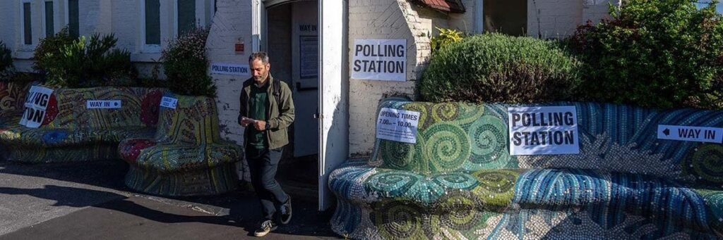 28% of Britons say the outcome of general elections has little to no impact on them personally