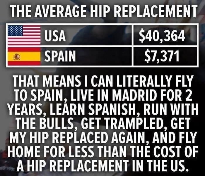 The wonderful American health care