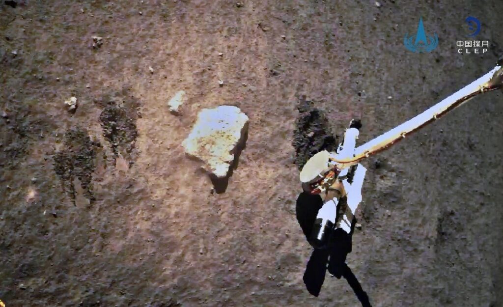 Chinese Moon probe finds water in lunar soil samples