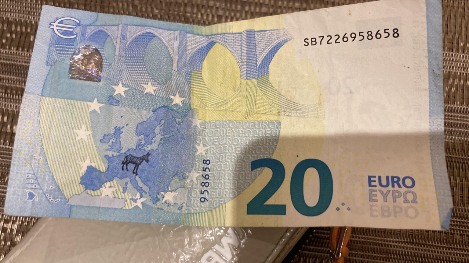 My 20 bill has a donkey on it