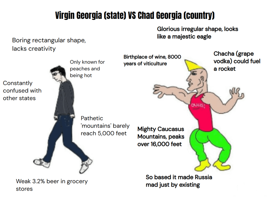 Real vs. unreal Georgia