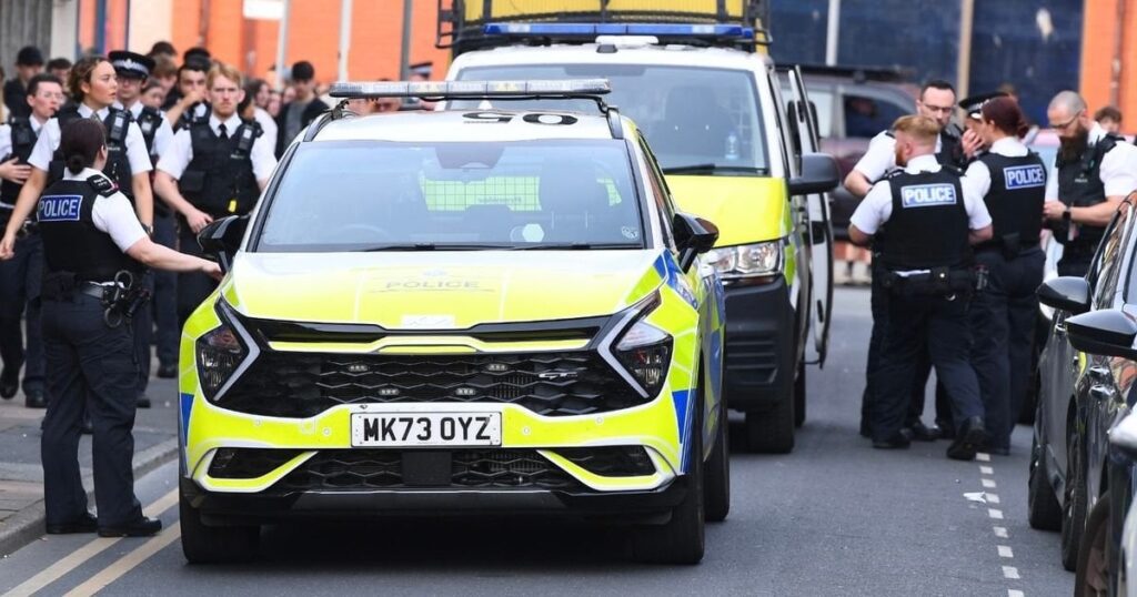 Man arrested and flick knife seized minutes from Southport vigil