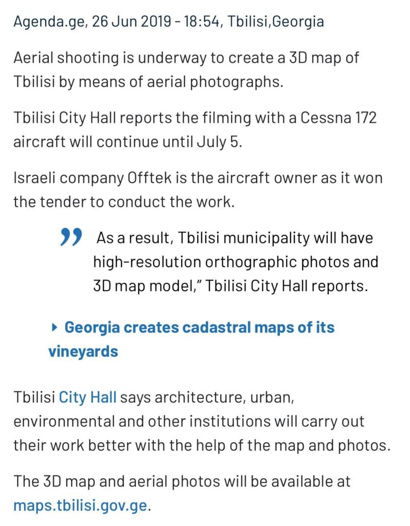 Does anyone know when google earth will have 3D support for Tbilisi?