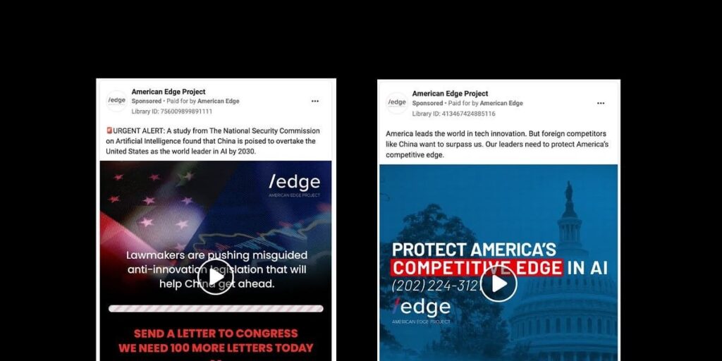 Meta-funded group floods Facebook with anti-AI regulation ads