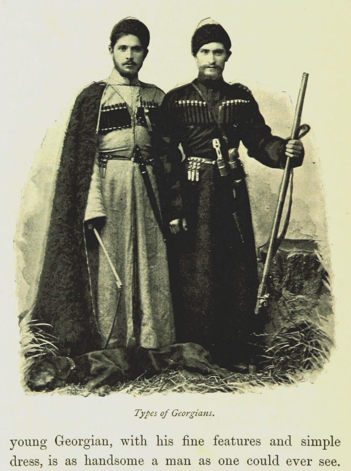 Georgian guy ("as handsome a man as one could ever see") from 1896