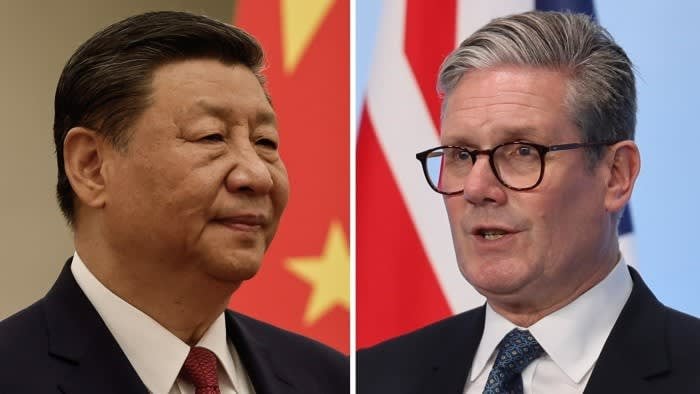 keir Starmer tells Xi Jinping he wants closer UK-China relations