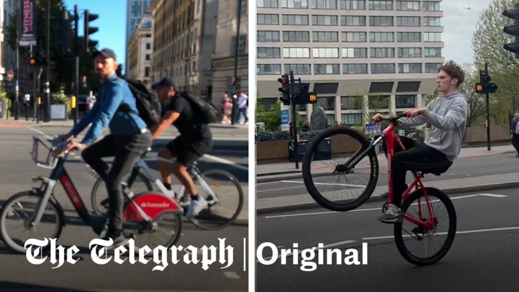 Watch: More than half of cyclists jump red lights at busy London crossing