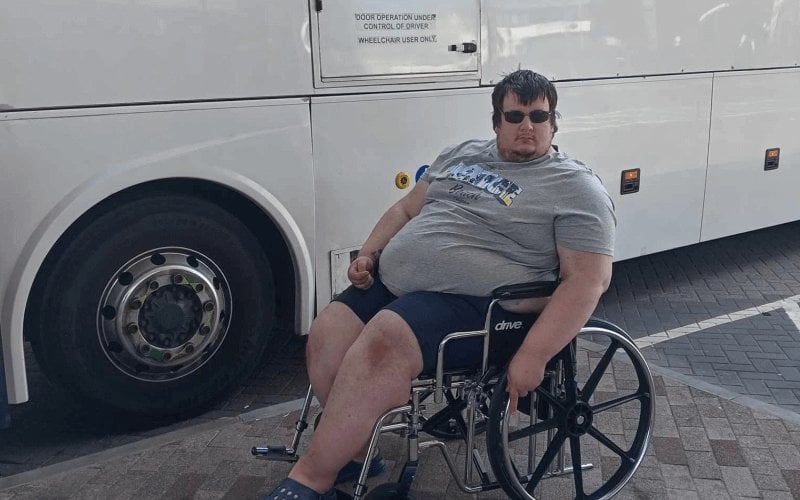 Disabled man ‘left with broken bones’ after company repeatedly fails to strap him in safely on coach journeys
