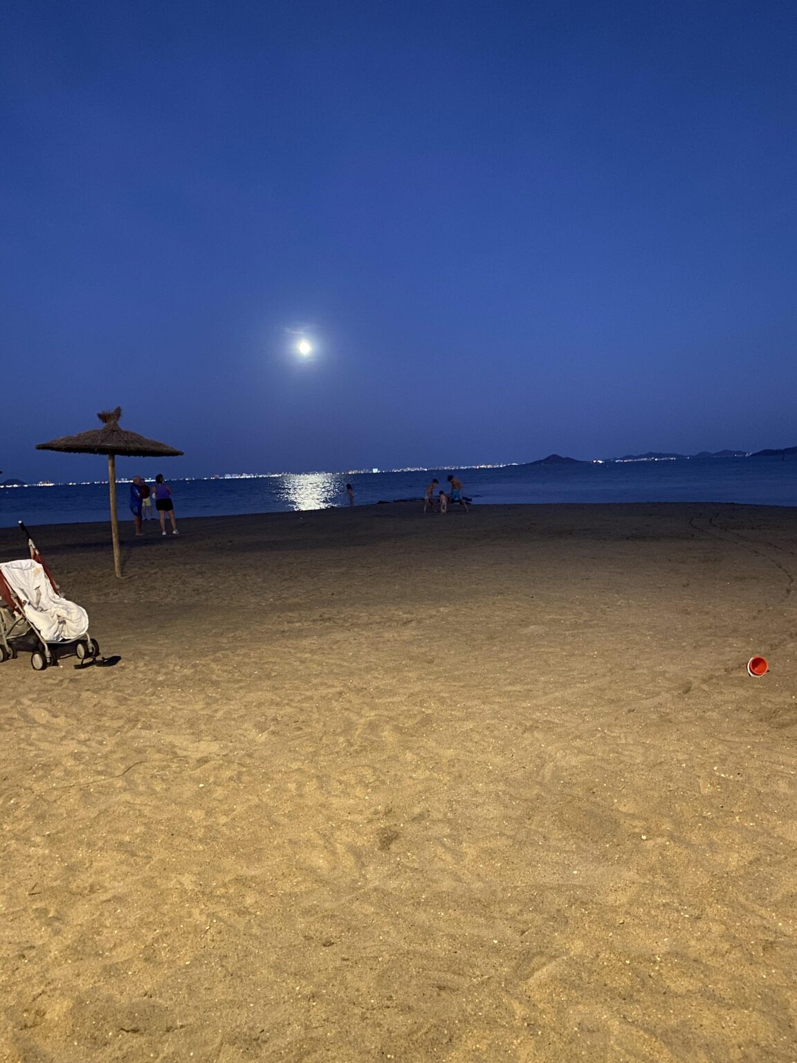 Dusk on the beach