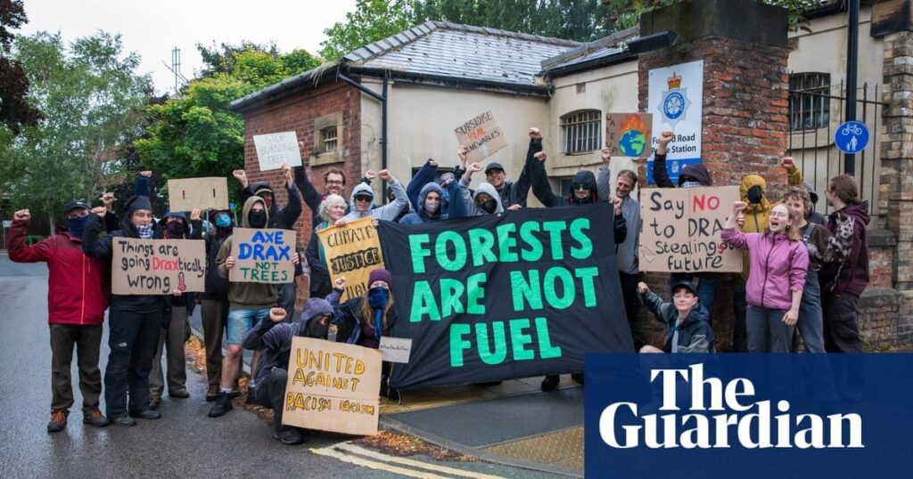 Police acting as ‘private security’ for Drax power station, say climate activists