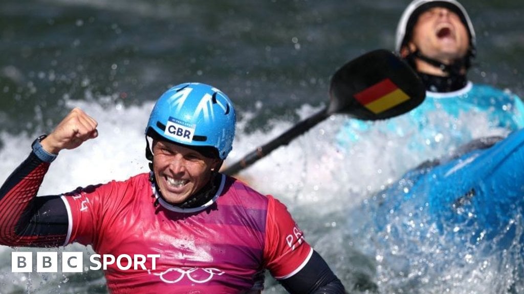 GB's Clarke & Woods win Olympic kayak cross medals