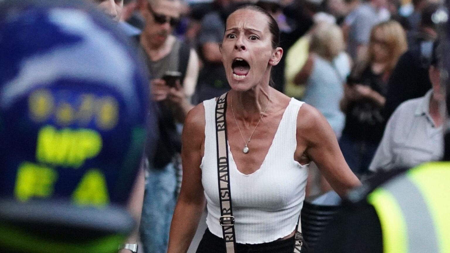 Mum avoids jail after charging at police and hurling obscene abuse during Whitehall protest