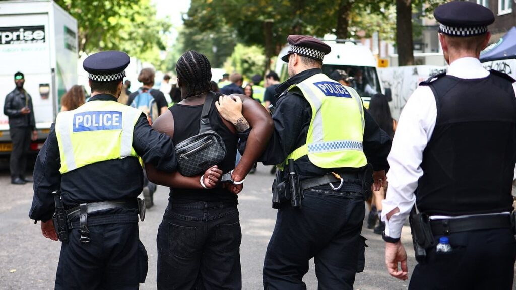 Police reveal more Notting Hill Carnival carnage with more than 330 people now arrested while there have been eight stabbings leaving three people fighting for their lives - including a 32-year-old mother