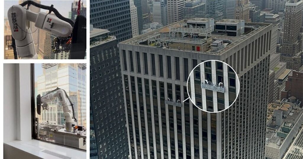 Window-cleaning robots hang out in New York for world-first deployment
