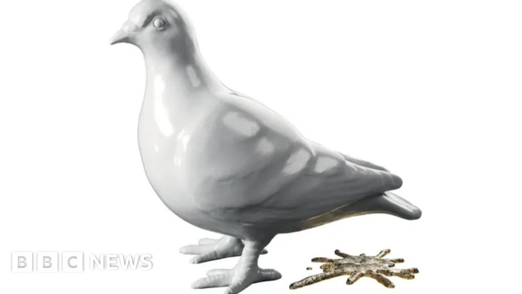 London Museum: Glittery pigeon poo splat logo divides opinion