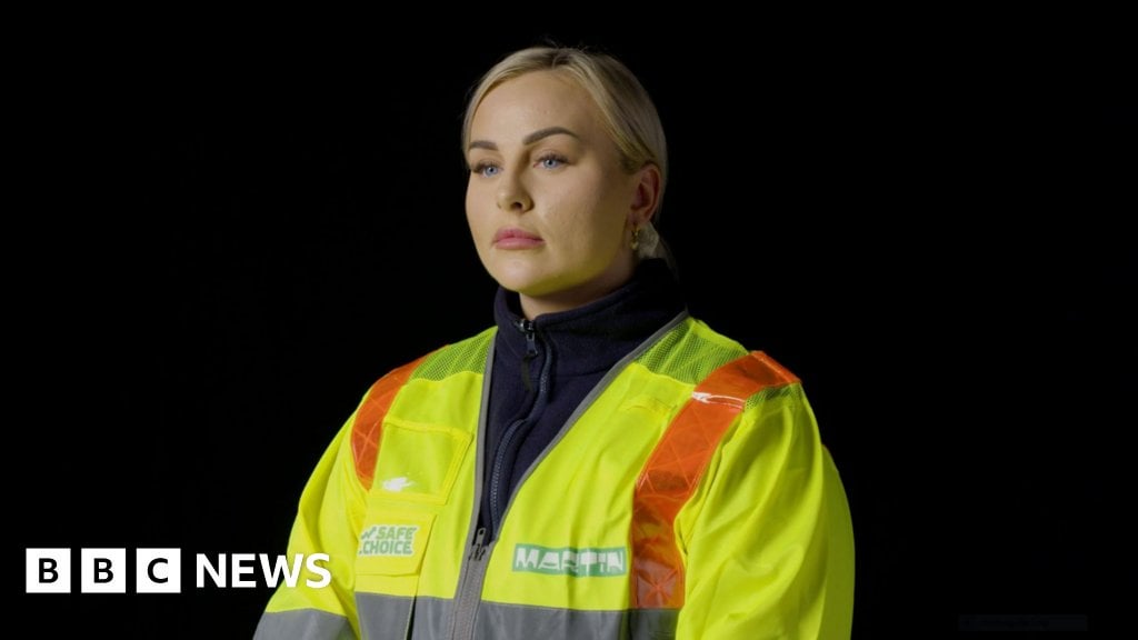 Roadworkers targeted with urine fear being run down
