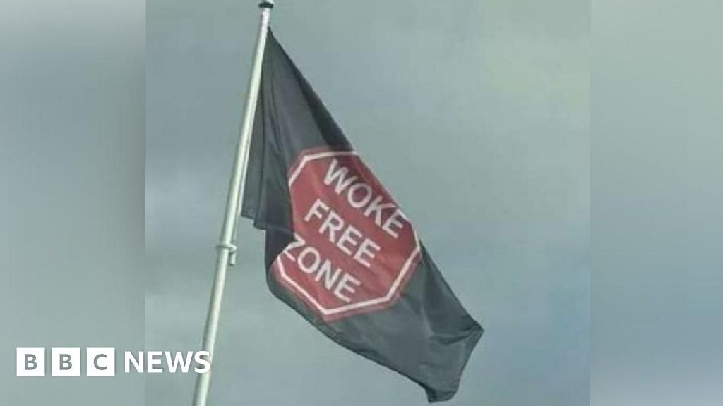 Firm told 'woke free zone' flag needs planning consent