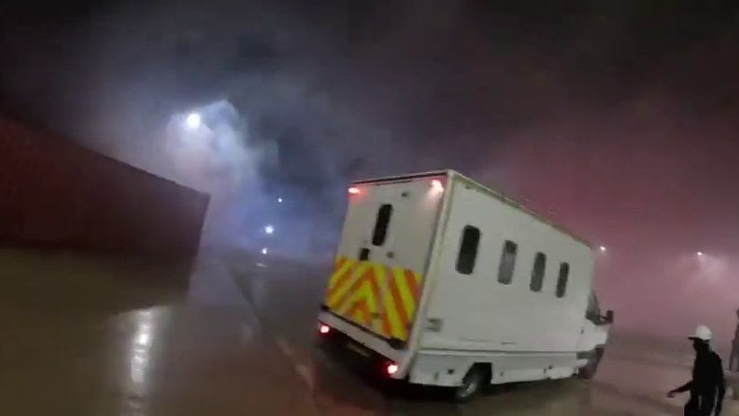Watch: Palestine Action saboteurs storm Israeli arms giant’s UK site