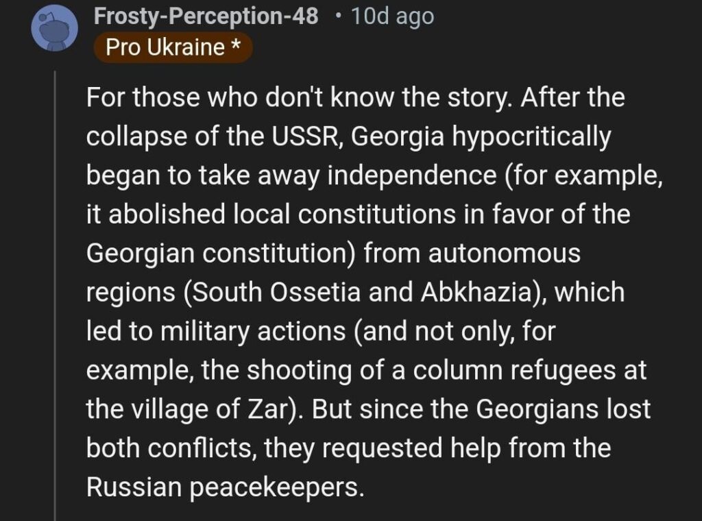 Actually, Russians "protected" us!