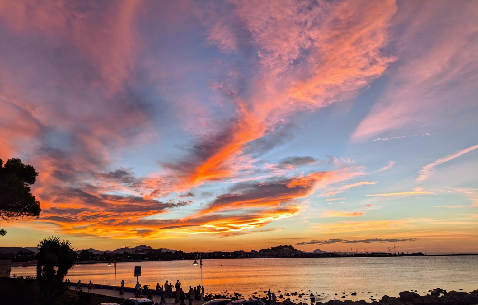 Very beautiful sunset today