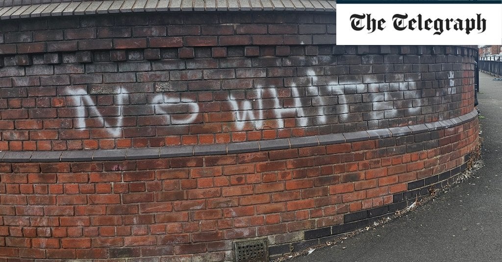 ‘No whites’ graffiti investigated by police in Birmingham