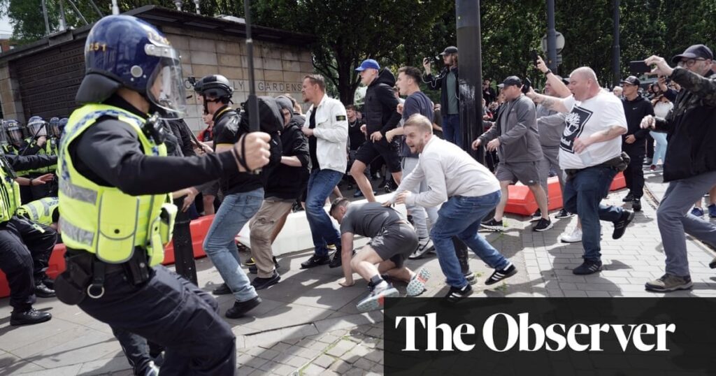 Dozens arrested in violent clashes across UK as government warns rioters ‘will pay the price’