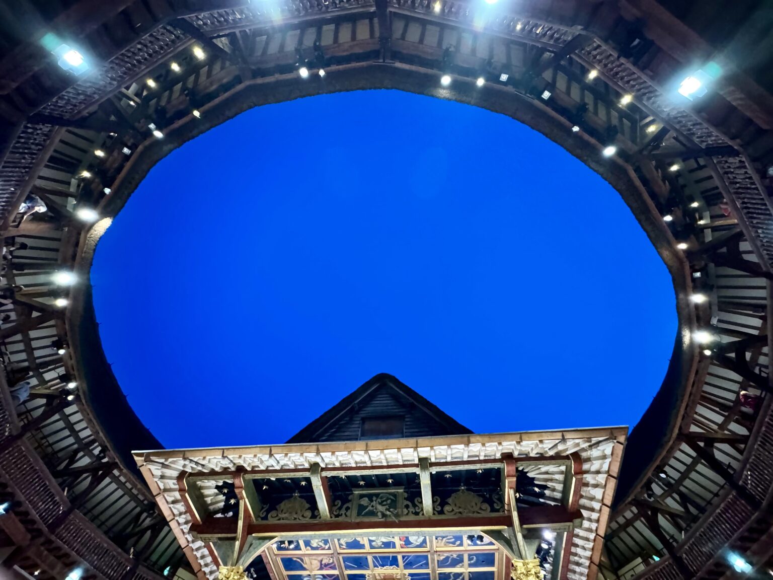 The Globe Theatre in London - at the height of summer