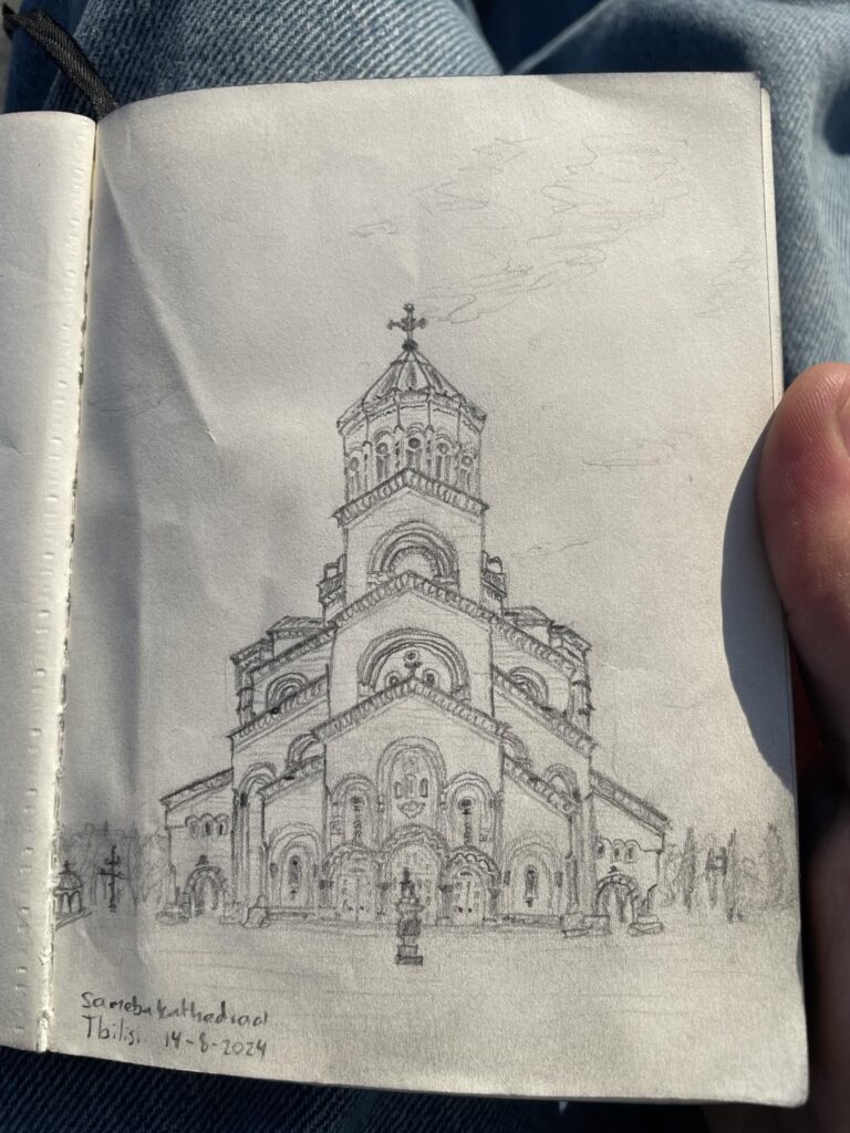 Gamarjoba Sakartvelo, I recently visited your beautiful country and it gave me lots of inspiration to pick up a bit of sketching again. Every time that I actually had the time, I tried to make a drawing. Thought you guys might like to see them as well! Greetings from the Netherlands :)