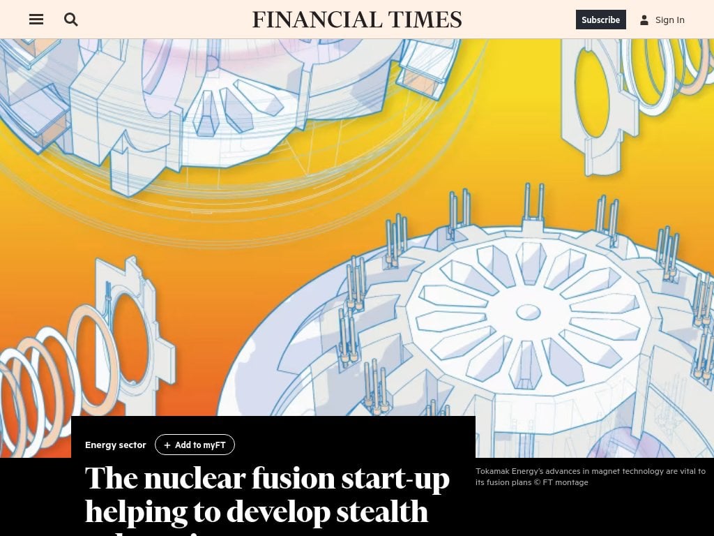 The nuclear fusion start-up helping to develop stealth submarines