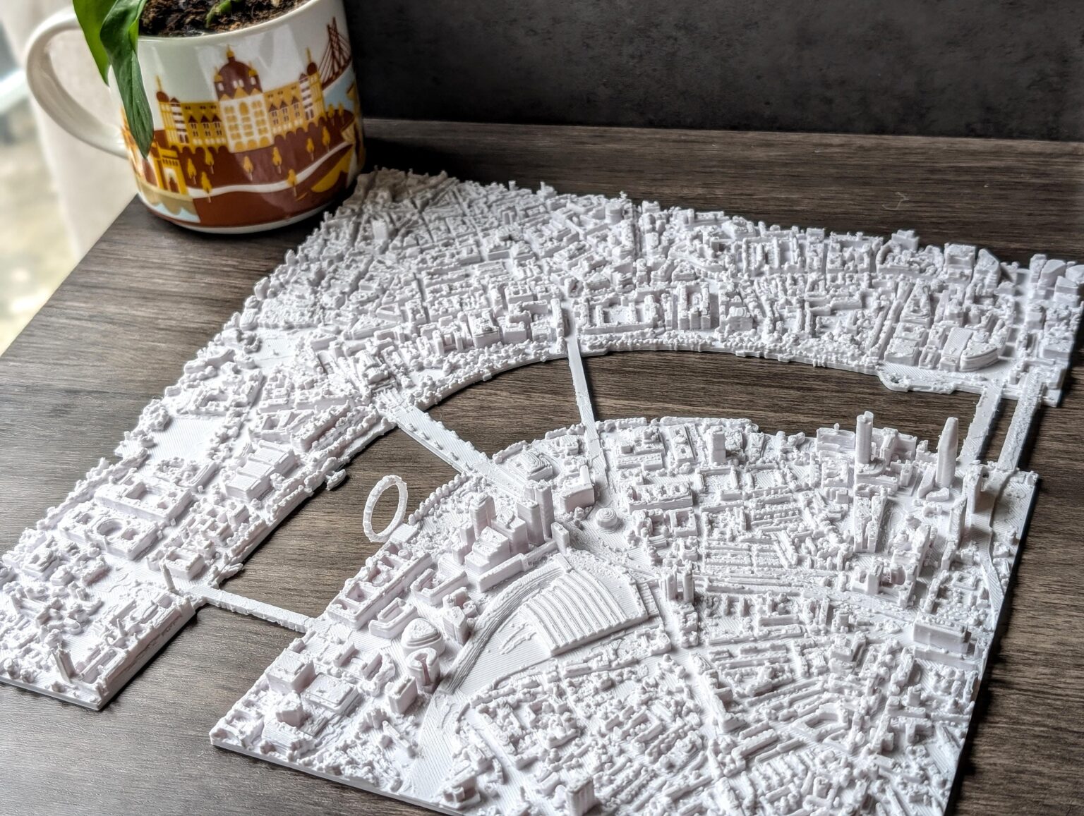 Made a super detailed 3D print of London!