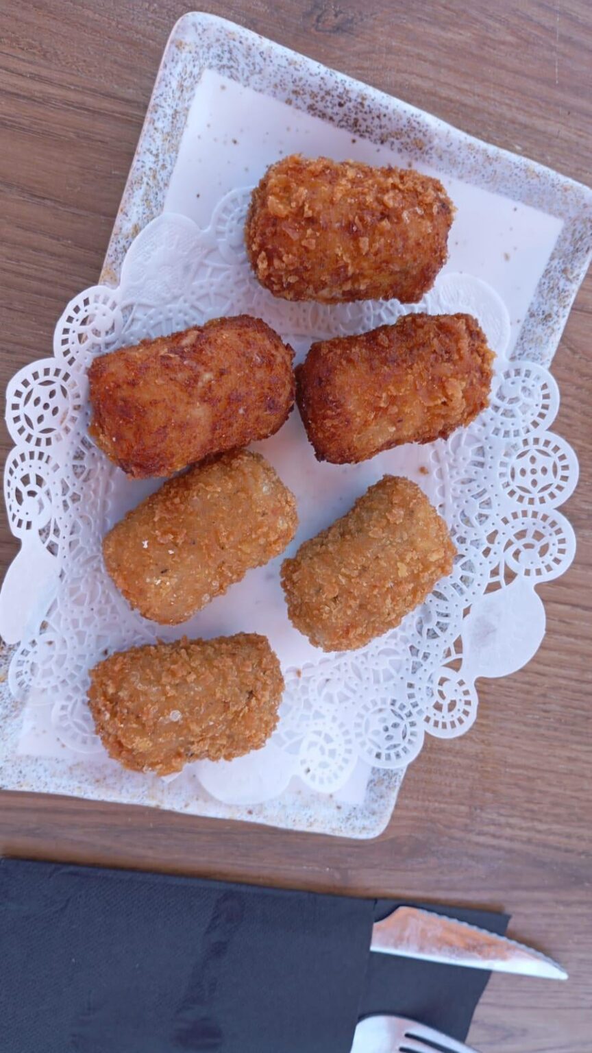 Delicious boletus and ham croquettes 😋
