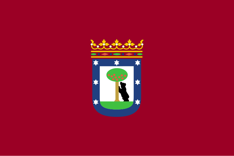 The flag of Madrid looks like it was made with Paint (no hate)