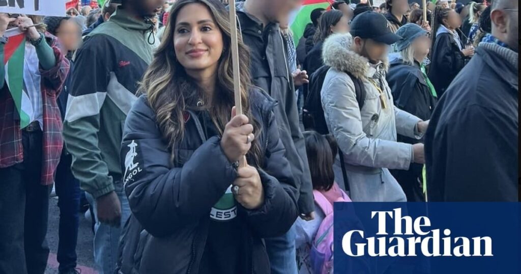 Pro-Palestine protester cleared of racial offence over ‘coconut’ placard
