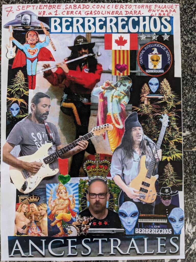 Ancestral cockles. The poster for a music group that is the most WTF I have ever seen in my life