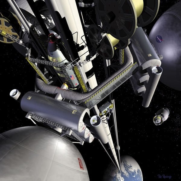 Researchers say using a space elevator on Ceres (with just today's tech) and the gravitational assist of Jupiter for returning payloads back to Earth, could allow us to start mining the asteroid belt now for an initial investment of $5 billion.