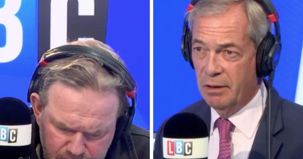 LBC: James O'Brien tears into Nigel Farage after phone-in appearance