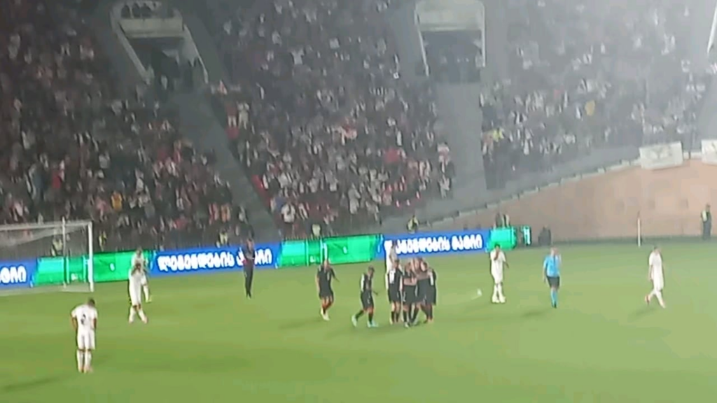 Georgias goal against ac milan
