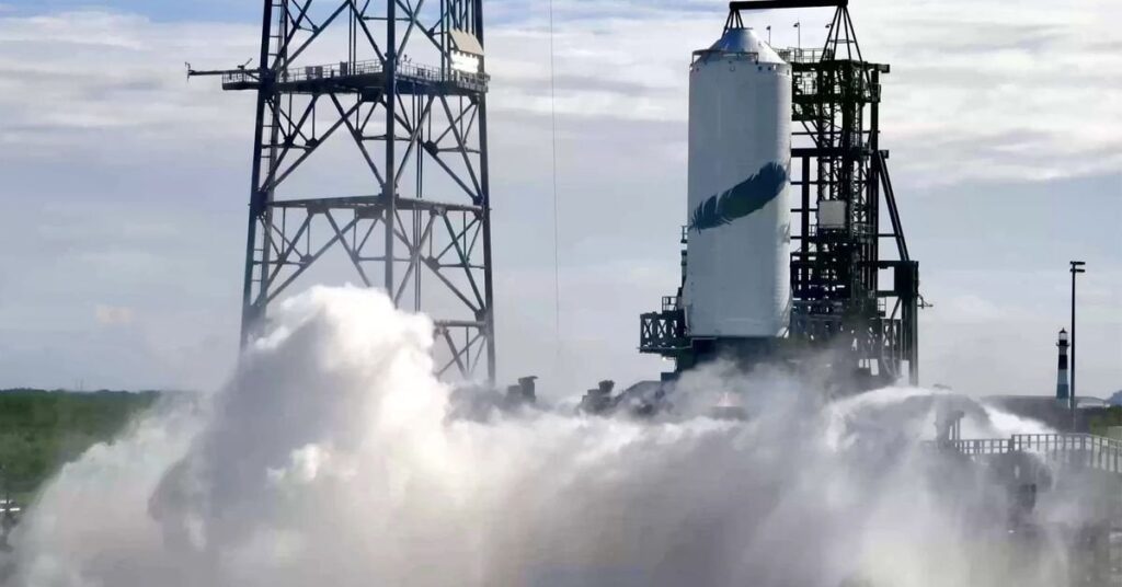 The Verge: Blue Origin gets its New Glenn rocket on track with new test fire