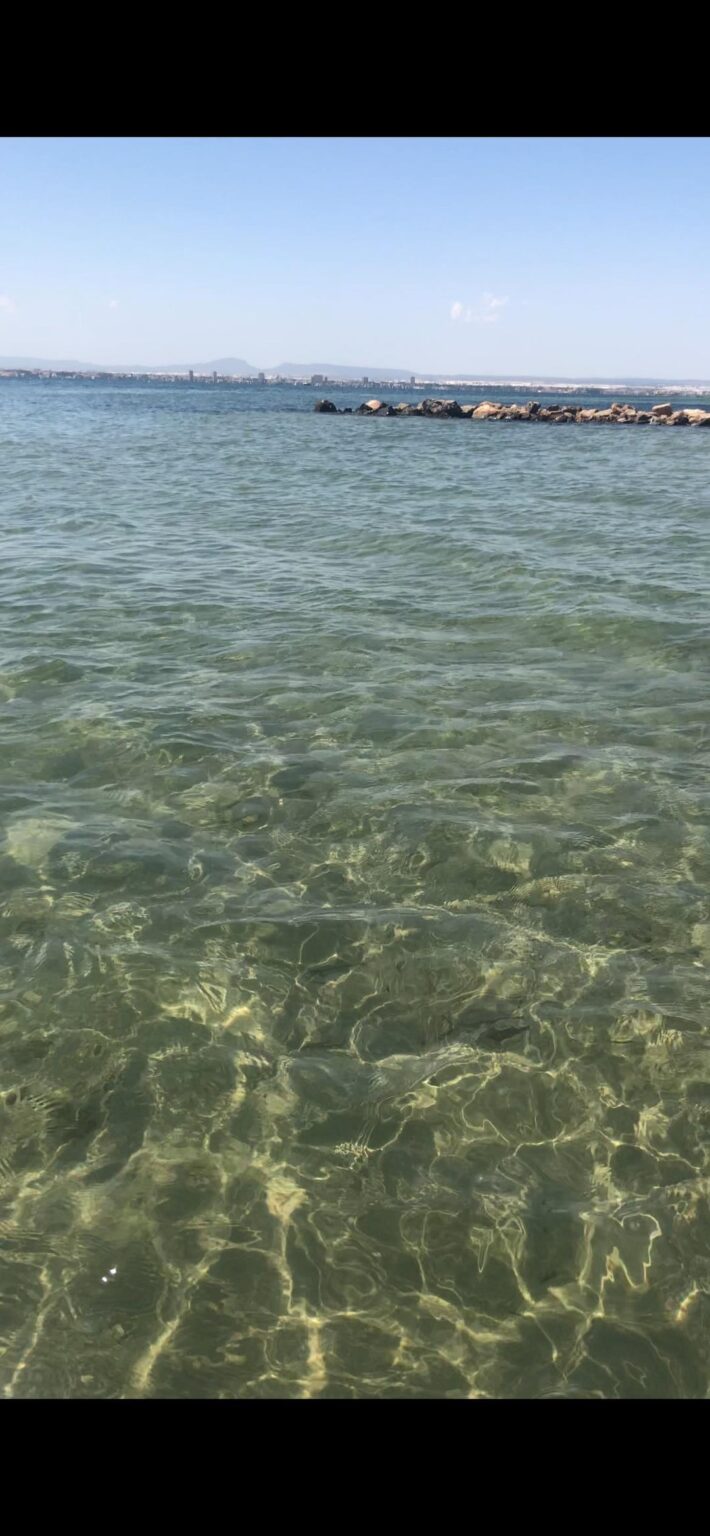 Veneciola Beach in La Manga del Mar Menor! Perfect for going with children, I loved it!!
