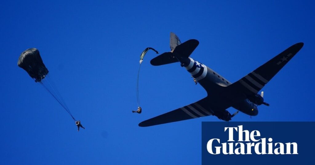 Parachute drop near Arnhem marks 80 years since Operation Market Garden
