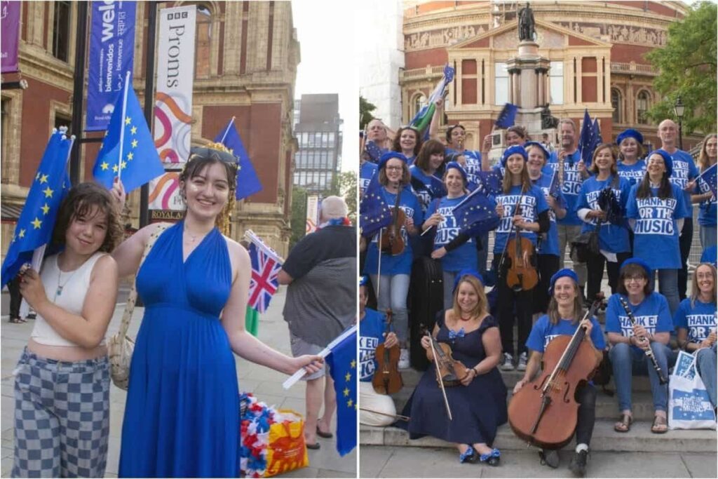 The Express outraged after 6,000 EU flags are distributed at the Proms