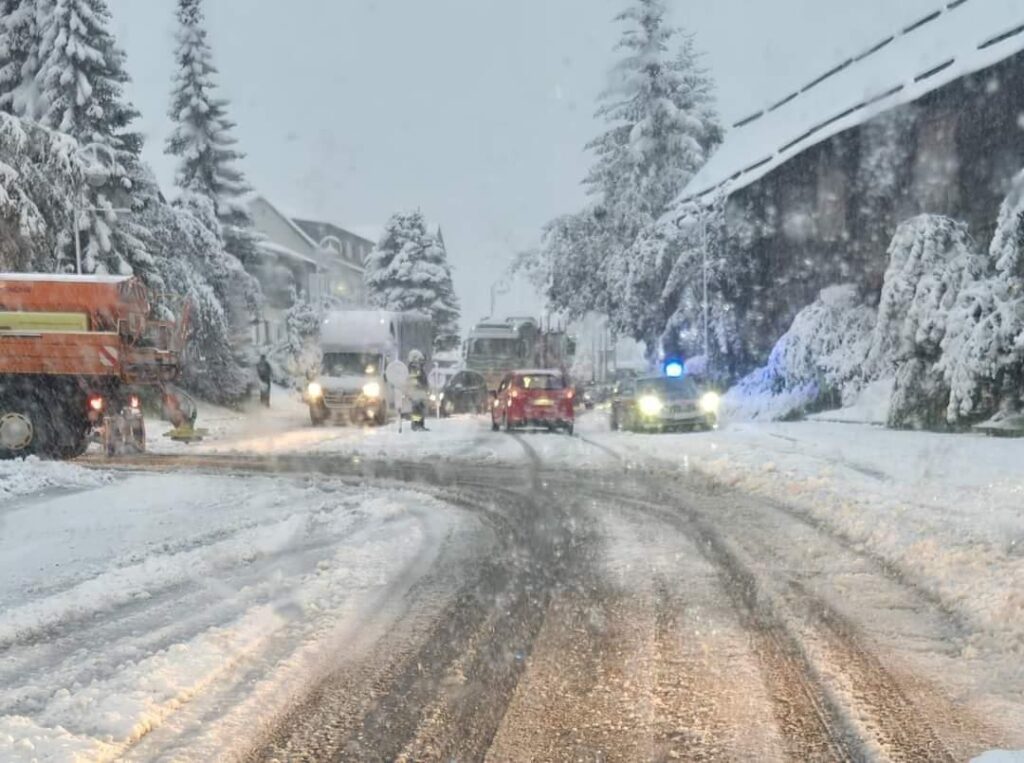B 314 Trieben towards Hohentauern.