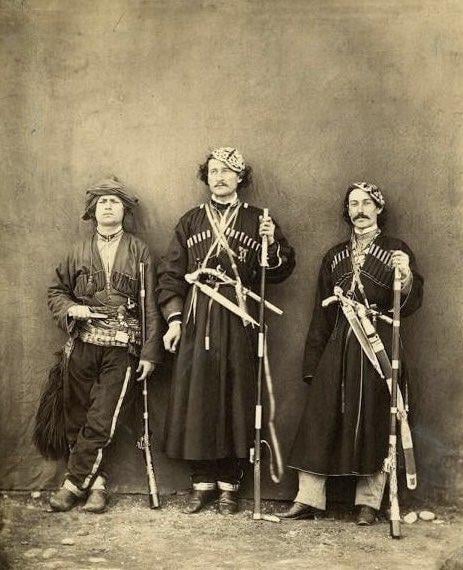 Georgian fighters, 1866.