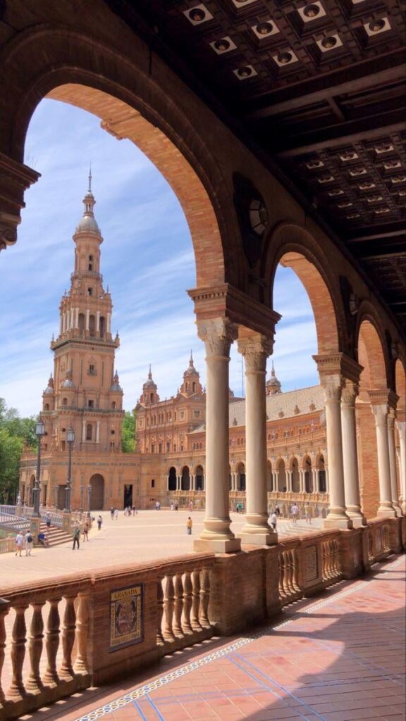 I feel lucky to have you, you are beautiful Seville!