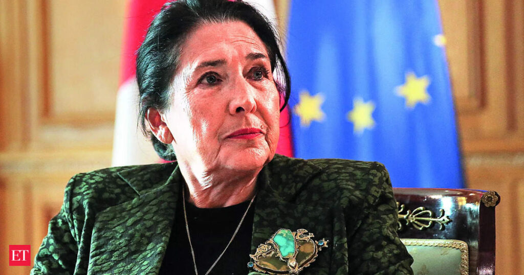 Georgia president accuses Russia of meddling in polls; Kremlin denies