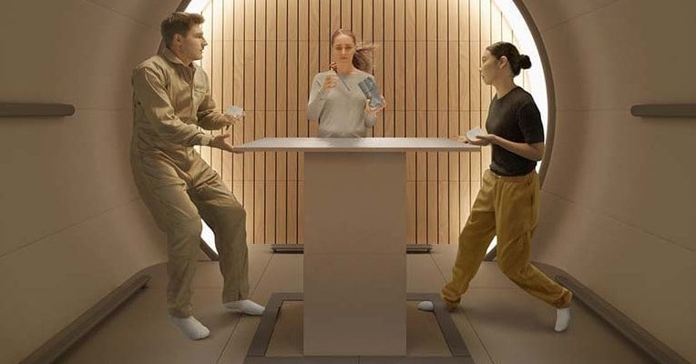 The World's First Commercial Space Station Looks Like a Luxury Hotel Inside - Guided by an iconic former Apple designer, the wood paneling, viewing window, and cozy duvets aboard the Vast Haven-1 reimagine space travel for style and comfort.